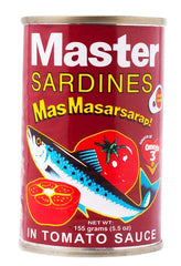 Master Sardines Tomato Red (Can) 155 g