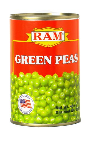 Ram Green Peas 450 g