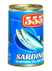 555 Sardines In Natural Oil 155 g