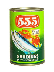 555 Sardines In Tomato Sauce 425 g