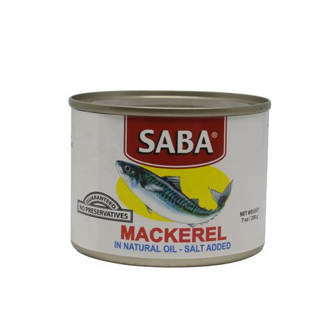 Saba Mackerel In Natural Oil (Can) 200 g