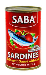 Saba Sardines In Tomato Sauce With Chili 155 g