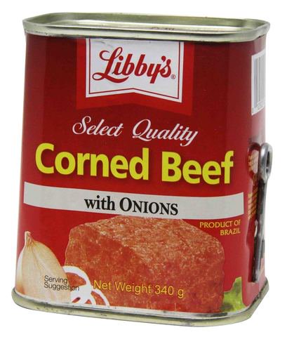 Libby's Corned Beef With Onion Red 340 g