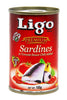 Image of Ligo Sardines Premium In Tomato Sauce Chili Added 155 g