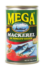 Mega Mackarel In Tomato Sauce 155 g