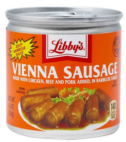 Libby's Vienna Sausage Zesty BBQ Sauce 130 g