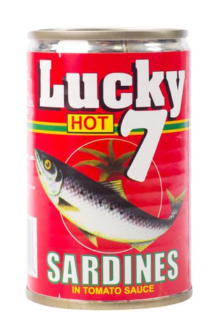 Lucky 7 Sardines In Tomato Sauce - Hot 155 g