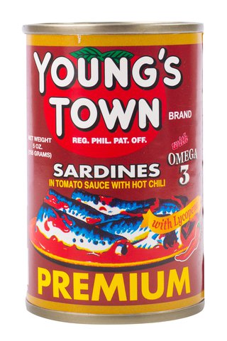 Young's Town Sardine In Tomato Sauce With Hot Chili 155 g