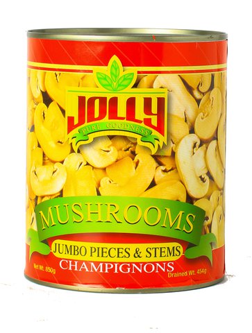 Jolly Mushrooms Jumbo pieces &amp; Stems 850 g