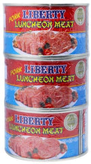 Liberty Pork Luncheon Meat 1 pack (3 pcs x 375 g)