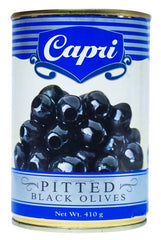 Capri Pitted Black Olives 410 g