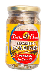 Doña Elena Spanish Sardines Mild Spicy In Corn Oil 228 g