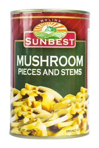 Sunbest Mushroom Pieces and Stems 400 g