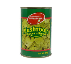 Supersavers Mushroom Pieces &amp; Stems 400 g