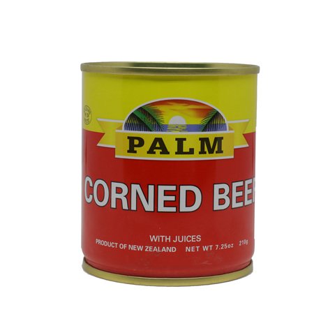 PALM Corned Beef Plain - With Juices (Can) 210 g