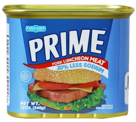 Prime Pork Luncheon Meat (30% Less Sodium) 340 g