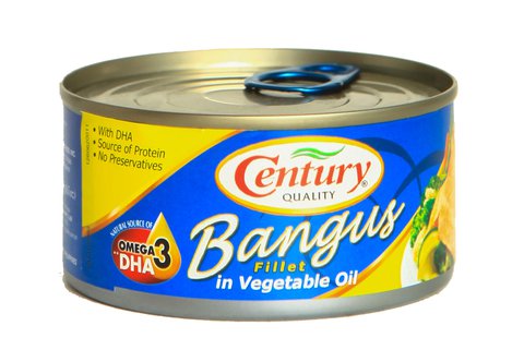 Century Bangus Fillet in Vegetable Oil 184 g