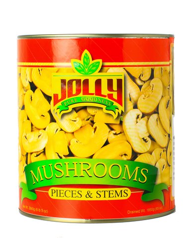 Jolly Mushroom Piecess &amp; Stems 2840 g