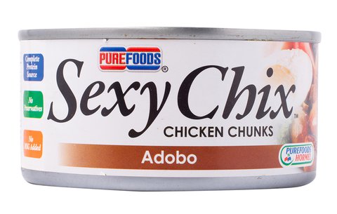 Purefoods Sexy Chix Chicken Chunks Adobo 180 g