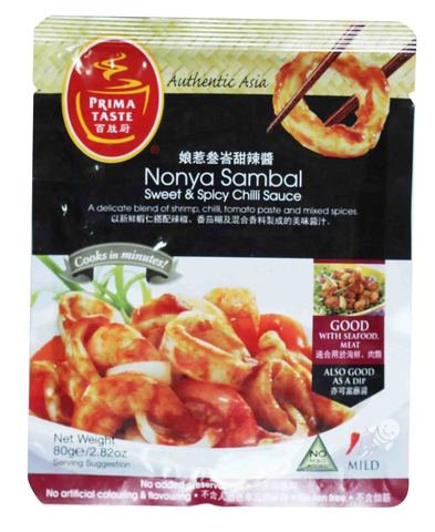 Prima Taste Nonya Sambal Sweet &amp; Spicy 80 g