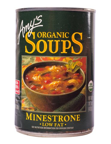 Amy's Organic Soups - Minestrone Low Fat (Can) 400 g