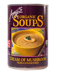 Amy's Organic Soups - Cream of Mushroom Semi-Condensed 400 g