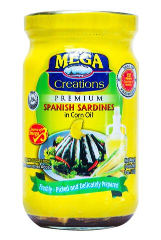 Mega Spanish Sardine In Cornoil 225 g