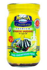 Mega Spanish Sardine In Cornoil 225 g