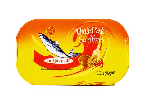 Unipak Sardines Spicy Oil 100 g