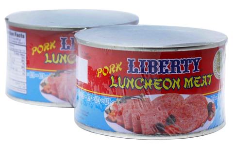 Liberty Pork Luncheon Meat 1 pack (2 pcs x 375 g)