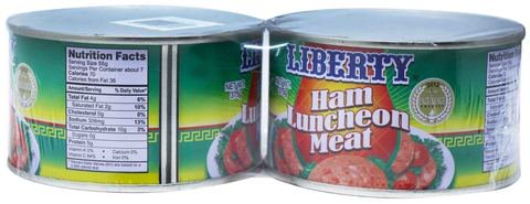 Liberty Ham Luncheon Meat 1 pack (2 pcs x 375 g)