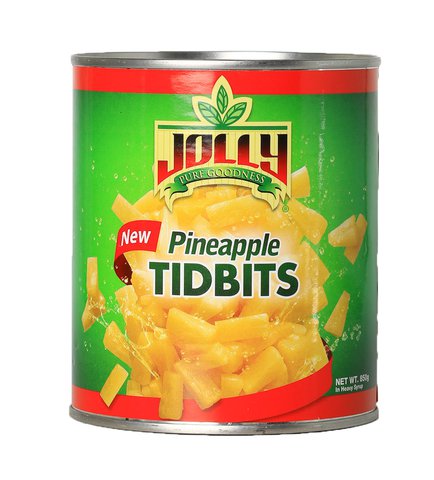 Jolly Pineapple Tidbits 850 g