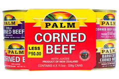 Palm Corned Beef With Juices Assorted 4 pcs (326 g)