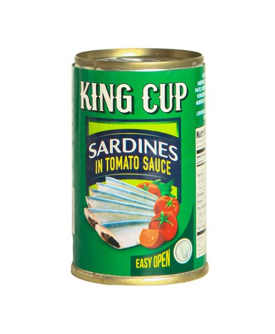 King Crab Sardines Tomato Sauce Easy Open Cap 155 g