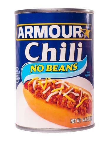 Armour Chili No Beans (Can) 14 oz