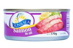 Sun &amp; Sea Salmon In Oil 170 g