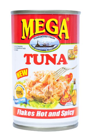 Mega Tuna Flakes Hot &amp; Spicy 155 g