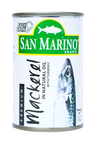 San Marino Premium Mackerel Natural Oil 165 g