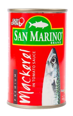 San Marino Premium Mackerel In Tomato Sauce 165 g