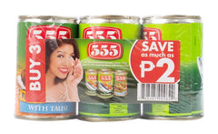 555 Sardines In Tomato Sauce + Fried Sardines With Tausi 3 cans x 155 g